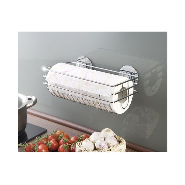 Samodržící držák na kuchyňské utěrky Wenko Turbo-Loc,nosnost až 40 kg-image-2