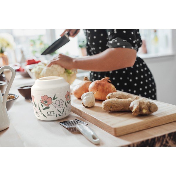 Béžová svačinová dóza Monbento Element, 550 ml-image-1