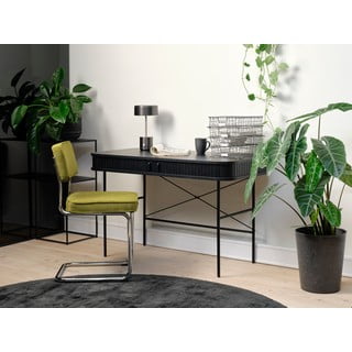 Červená manšestrová jídelní židle Rupert – Unique Furniture