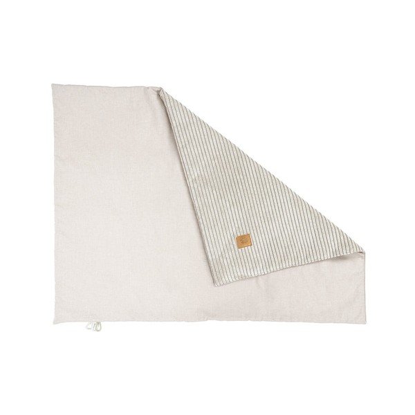 Krémová manšestrová dětská deka 100x77 cm – Meowbaby-image-1