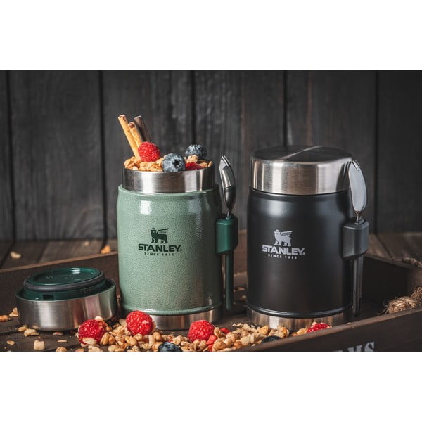 Černá termoska na jídlo z nerezové oceli 400 ml Legendary Classic Black – Stanley-image-1