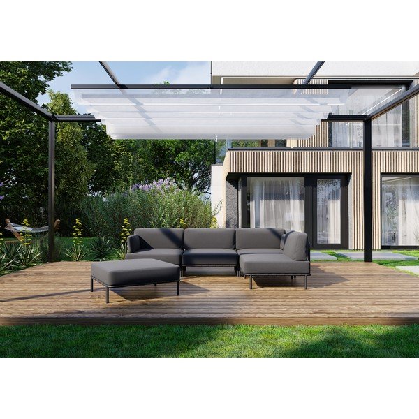 Tmavě šedá zahradní modulární pohovka 234 cm Salve – Sit Sit-image-1