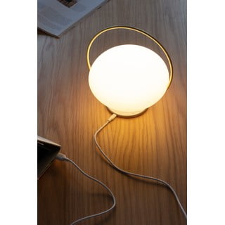 LED stolní lampa v bílo-zlaté barvě (výška 19 cm) Orbit – UMAGE