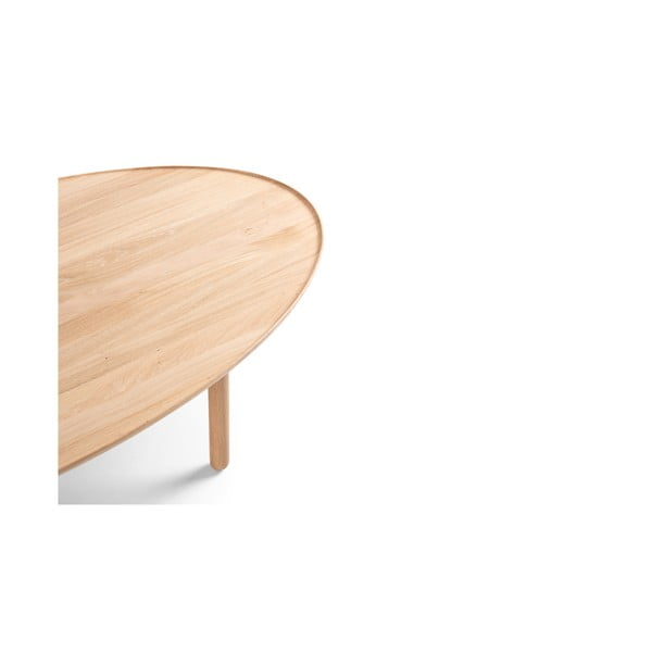 Konferenční stolek z dubového dřeva v přírodní barvě 65x120 cm Mu – Gazzda-image-3