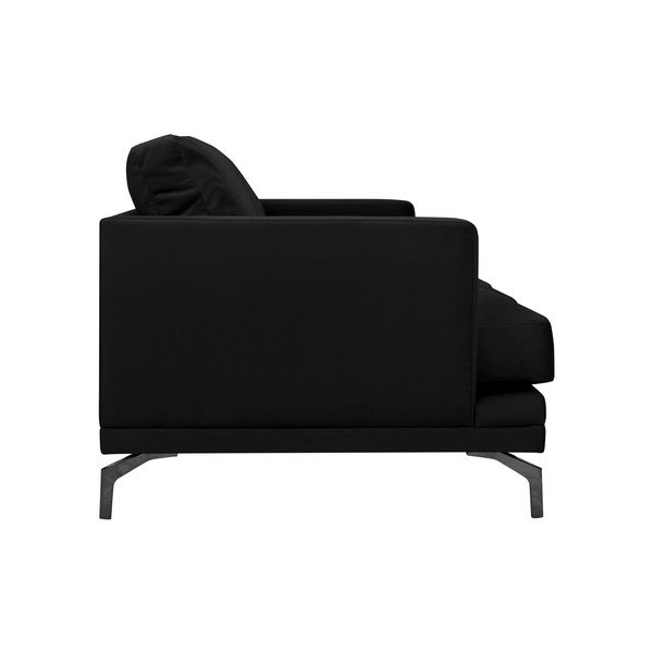 Černá pohovka s podnožím v černé barvě Windsor & Co Sofas Jupiter-image-2