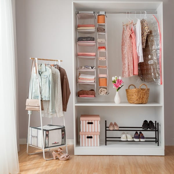Kartonové úložné boxy s víkem v sadě 2 ks Stripes – Compactor-image-2