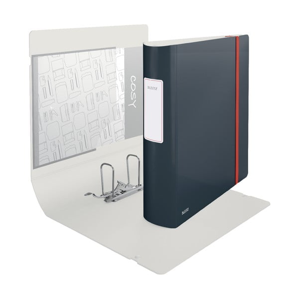 Šedý pákový pořadač Leitz Cosy, A4-image-2