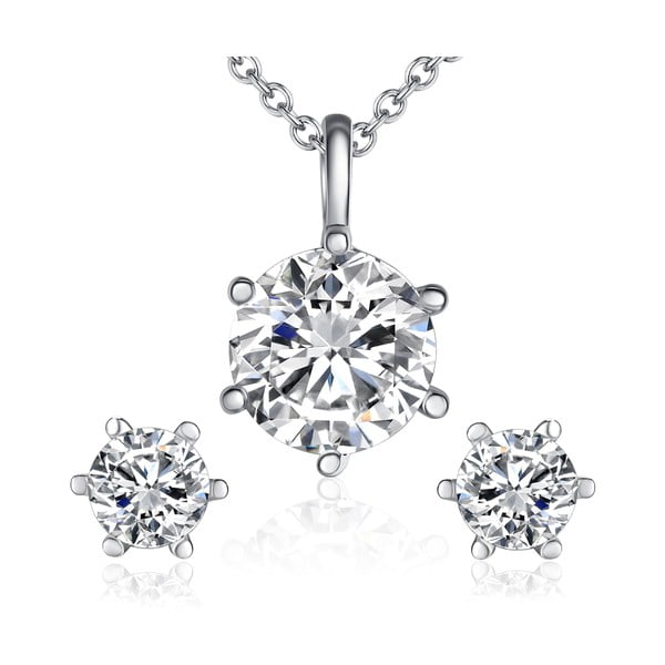 Sada náhrdelníku a náušnic s krystaly Swarovski Lilly & Chloe Abelle