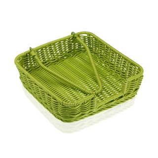 Zelený košík na papírové ubrousky Versa Wonda, 20 x 20 cm