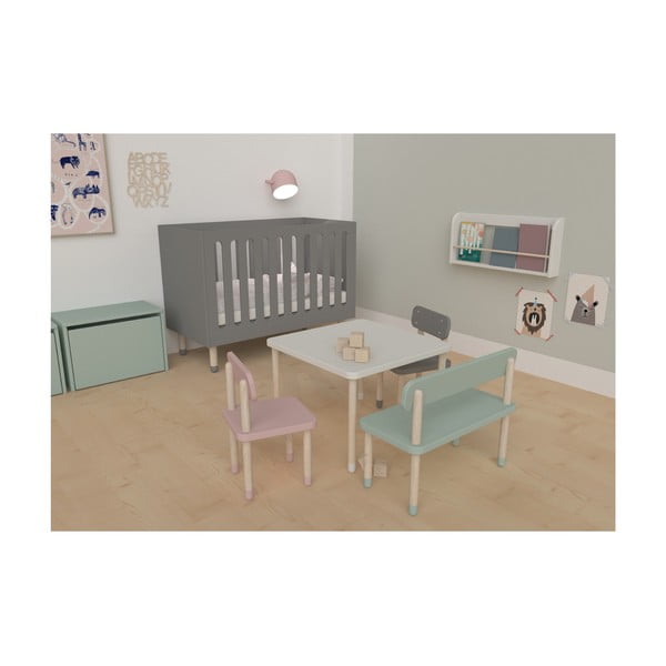 Šedá dětská židle Flexa Dots-image-1