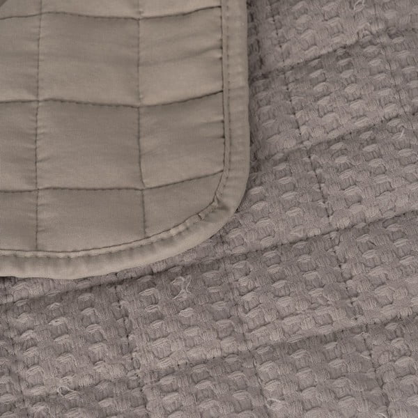 Béžový prošívaný přehoz 180x260 cm – Ixia-image-1