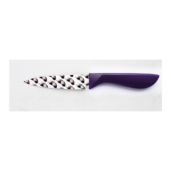 Fialový nůž s pouzdrem Jean Dubost Funky Eggplant