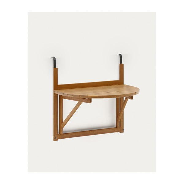 Závěsný balkonový stolek z masivu akácie 50x70 cm Amarilis – Kave Home-image-2