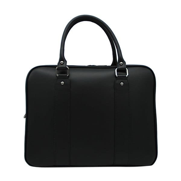 Černá taška / kabelka z pravé kůže Andrea Cardone Santo Melo