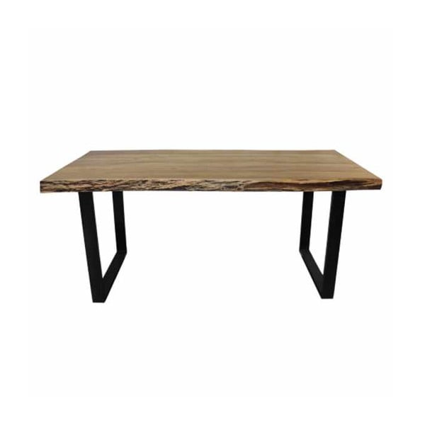 Jídelní stůl s deskou z neopracovaného akáciového dřeva HSM collection SoHo, 100 x 250 cm
