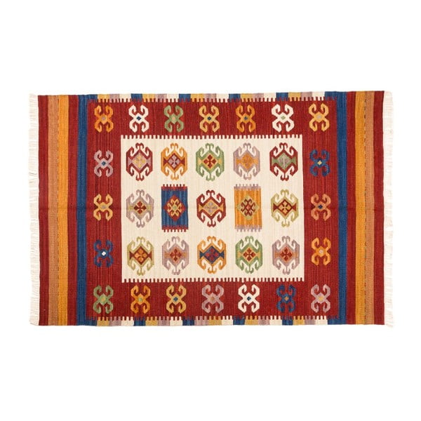 Ručně tkaný koberec Kilim Dalush 007, 90x60 cm