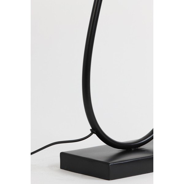 Matně černý kovový podstavec stolní lampy 51 cm Tamsu – Light & Living-image-3
