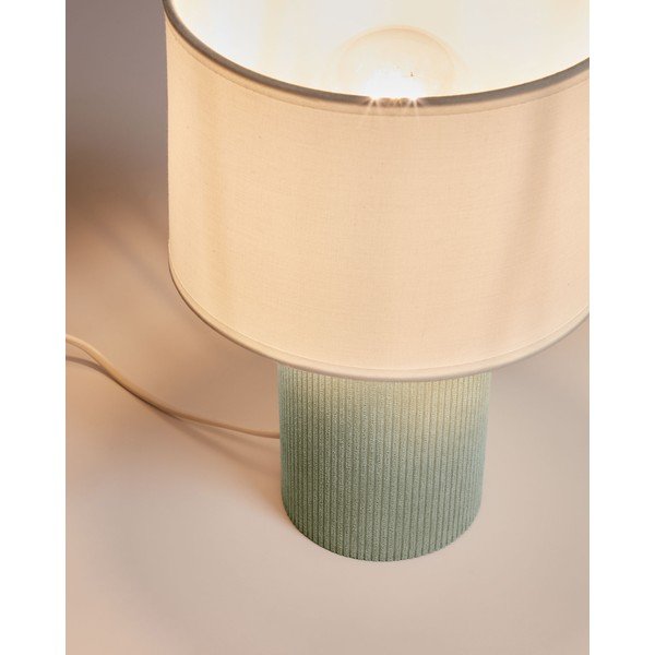 Bílá/tyrkysová dětská lampička Bianella – Kave Home-image-2