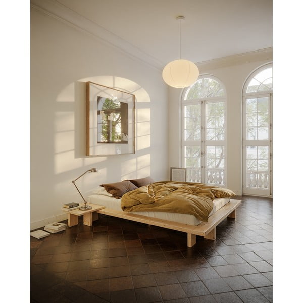 Noční stolek z borovicového dřeva v přírodní barvě Japan – Karup Design-image-1