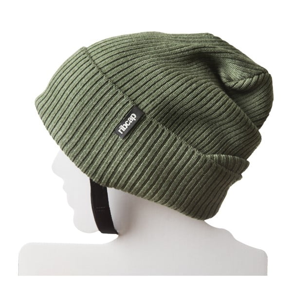 Zelená čepice s ochrannými prvky Ribcap Lenny, vel. M