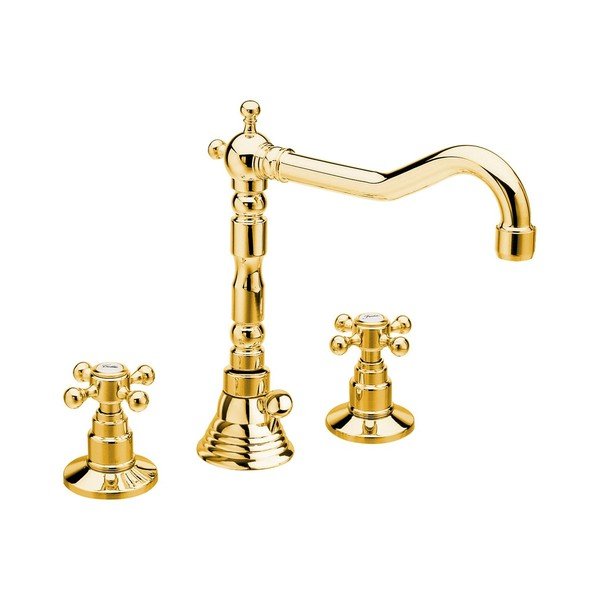 Umyvadlová baterie ve zlaté barvě Antea – Sapho