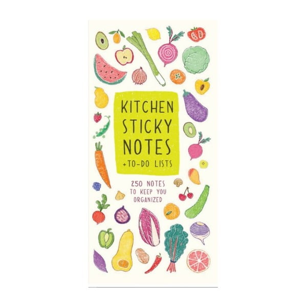 Bločky Chronicle Books Kitchen Sticky Notes + To-Do List, 50ks To-Do listů + 50ks lepíků + 150ks štítků