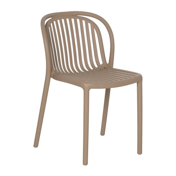 Béžová plastová jídelní židle Alia – Ixia