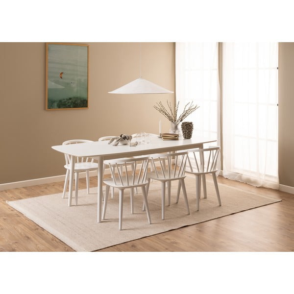 Bílá jídelní židle Ida – Actona-image-2