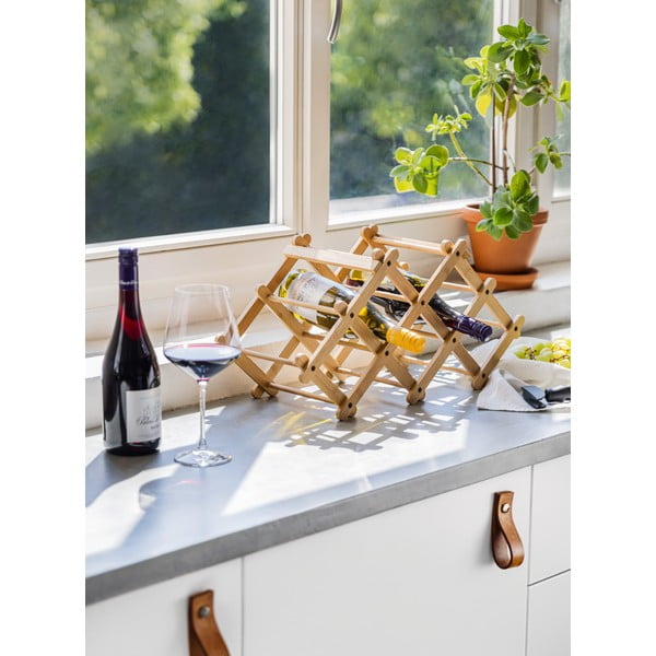 Bambusový stojan na víno - Bonami Essentials-image-1