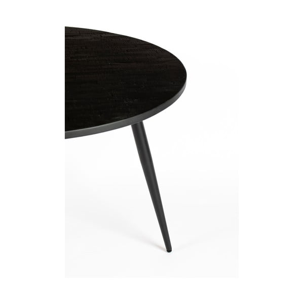 Kulatý jídelní stůl z teakového dřeva ø 110 cm Mo – White Label-image-3