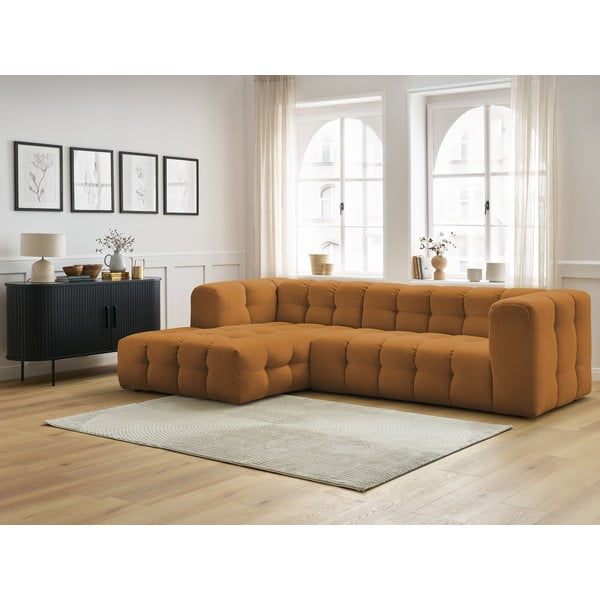 Okrově žlutá rohová pohovka (levý roh) Cloud – Bobochic Paris-image-1