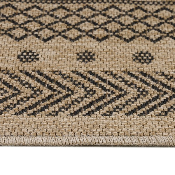 Venkovní koberec v černo-přírodní barvě 80x150 cm Dhaka – Ayyildiz Carpets-image-4