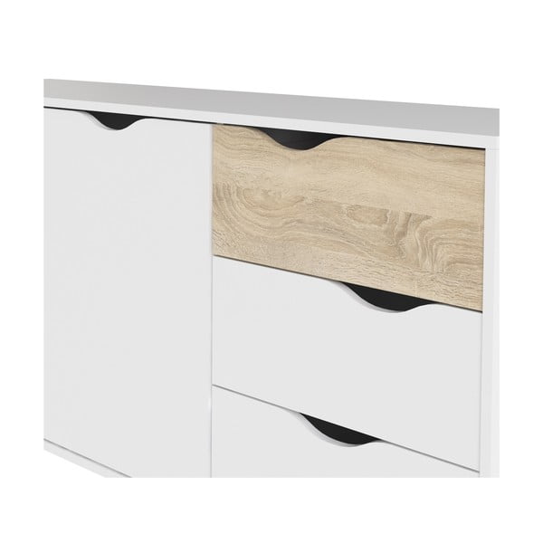 Bílá komoda 147x82x39 cm Oslo – Tvilum-image-4