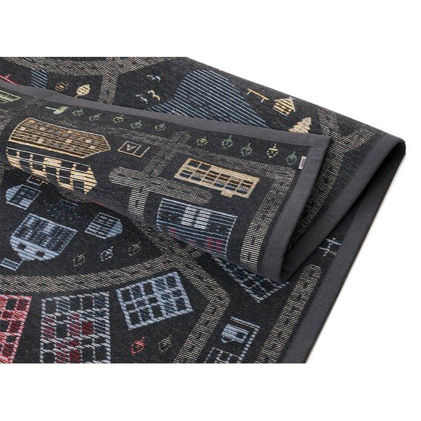 Černý oboustranný dětský koberec Narma Ülejõe, 160 x 230 cm-image-2