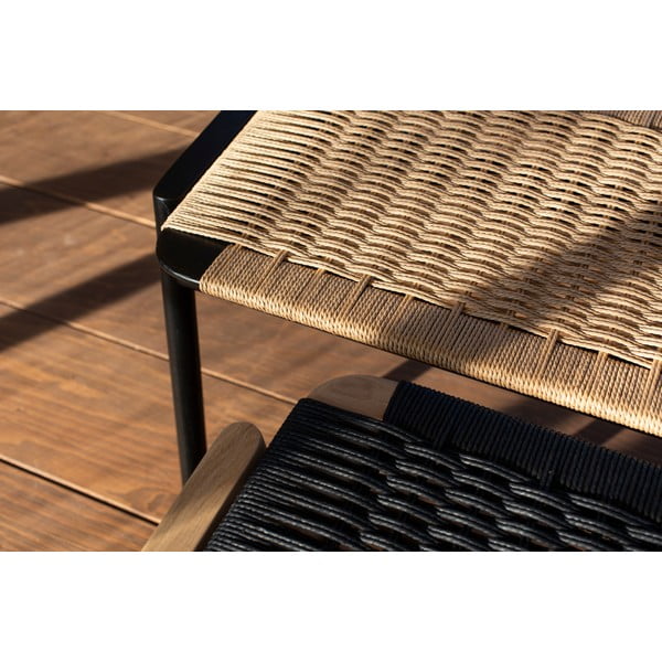 Černá/v přírodní barvě lavice Klupa – Gazzda-image-3