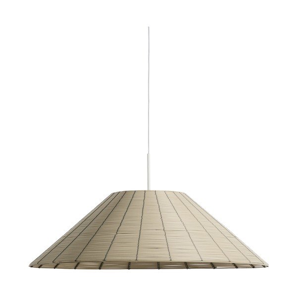 Béžové stínidlo z umělého ratanu ø 70 cm Saranella – Kave Home