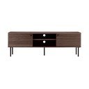 Hnědý TV stolek v dekoru dubu 40x50x150 cm Kyoto – House Nordic