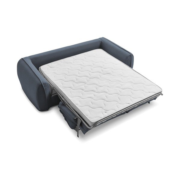 Modrá pohovka na každodenní spaní/rozkládací 236 cm Archimede – Bobochic Paris-image-4