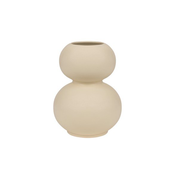 Béžová keramická váza (výška 36 cm) Tuga – noo.ma