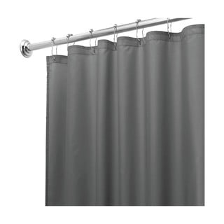 Šedý sprchový závěs iDesign, 180 x 200 cm