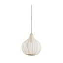 Béžové závěsné svítidlo s textilním stínidlem ø 29 cm Elati – Light & Living