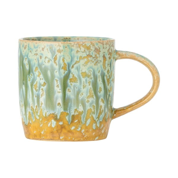 Žlutý/světle zelený šálek z kameniny 400 ml Milani – Bloomingville