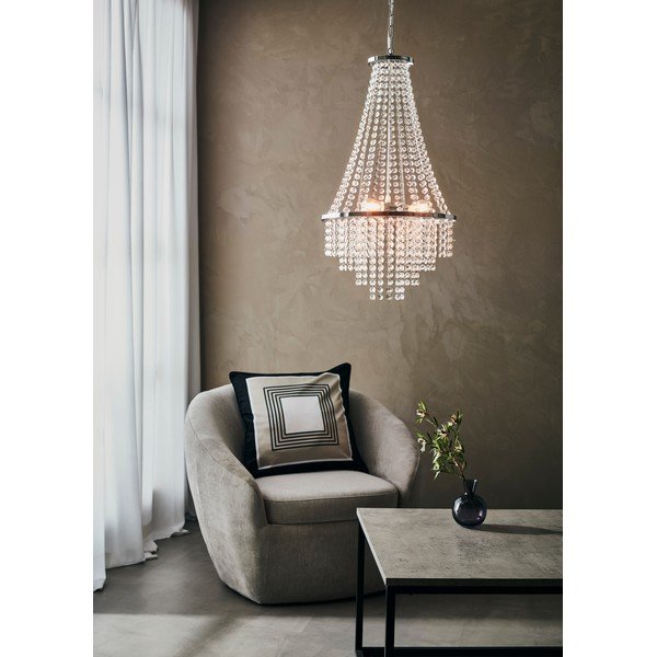 Bílé závěsné svítidlo Markslöjd Allington Chandelier, ø 38 cm-image-1