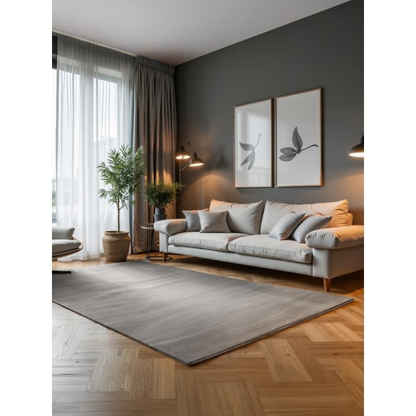 Šedo-krémový koberec 160x235 cm Perles Dolomite – Elle Decoration-image-1