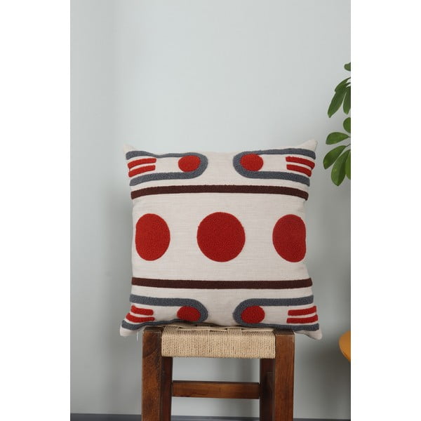 Lněný povlak na polštář 43x43 cm Geometrik – Mioli Decor-image-1