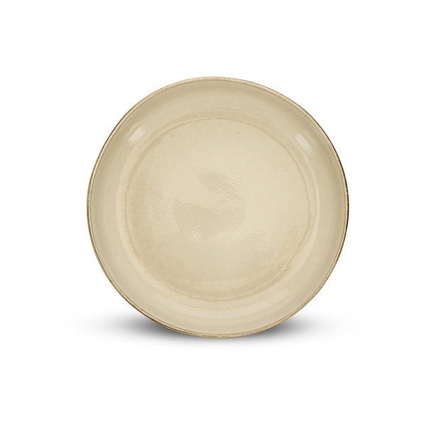 Béžový servírovací talíř z kameniny Meridian – Salt&Pepper-image-3
