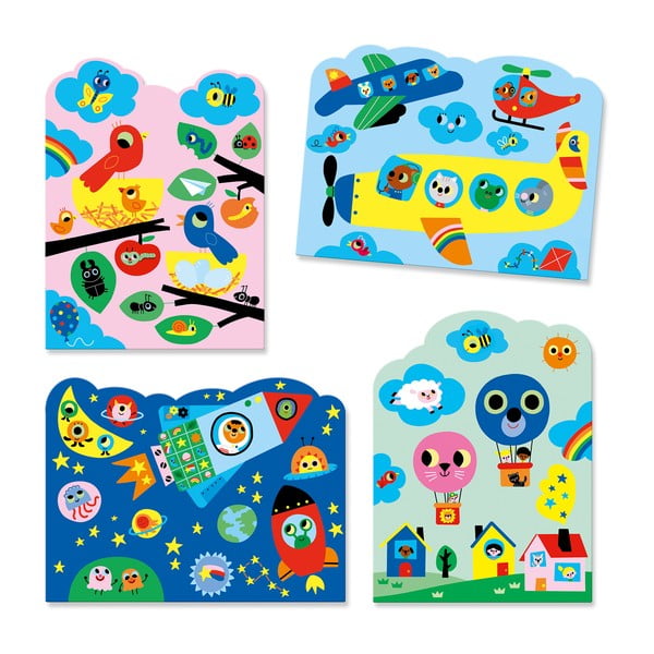 Kouzelné vodní omalovánky Djeco Zvířátka-image-1