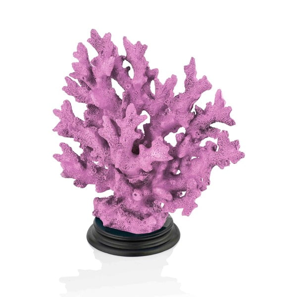 Fialová dekorativní soška korálu The Mia Coral, 25 x 23 cm