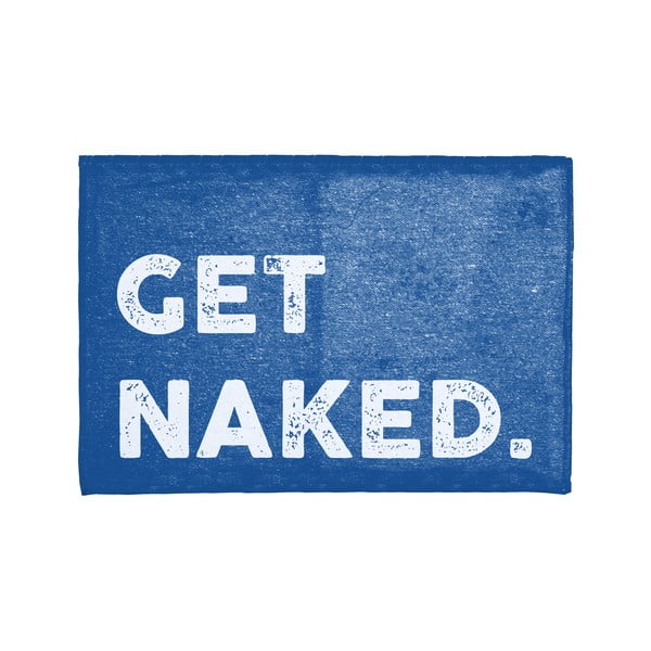 Modrá koupelnová předložka 60x40 cm Naked - Really Nice Things