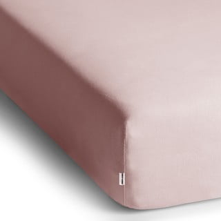 Světle růžové napínací prostěradlo jersey 180x200 cm Amber – Restilo